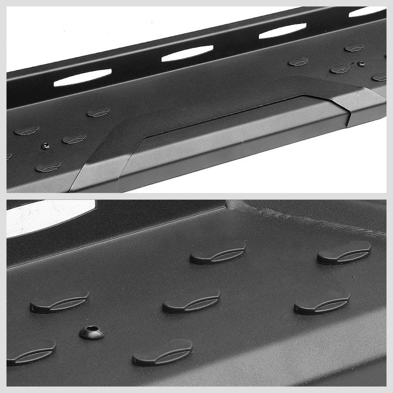Industrial Black Running Board Nerf Bar For 09-18 Ram/19+ Classic Extended Cab