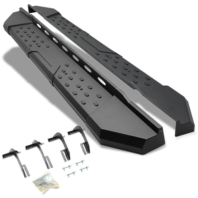 Industrial Black Running Board Nerf Bar For 15+ Ford F-150 Extended Cab