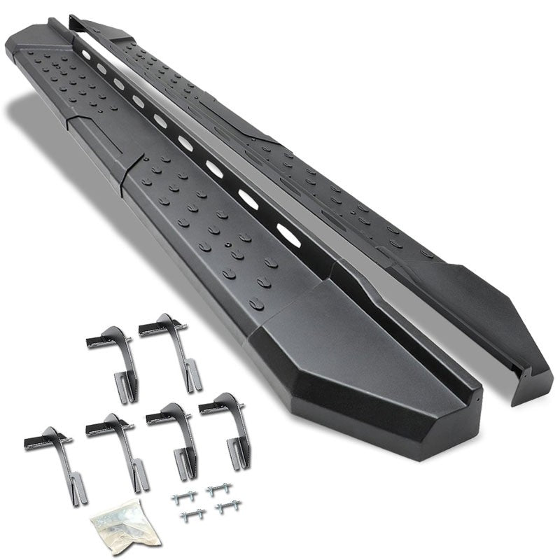 Industrial Black Running Board Nerf Bar For 15+ F-150 P552 P702 Crew Cab