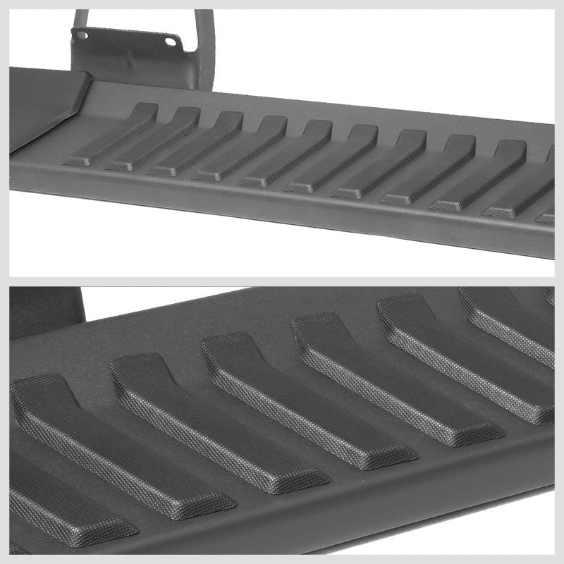 Flat Board Stripe Pad Black Alu Running Board Nerf Bar For 15+ F150 Crew Cab