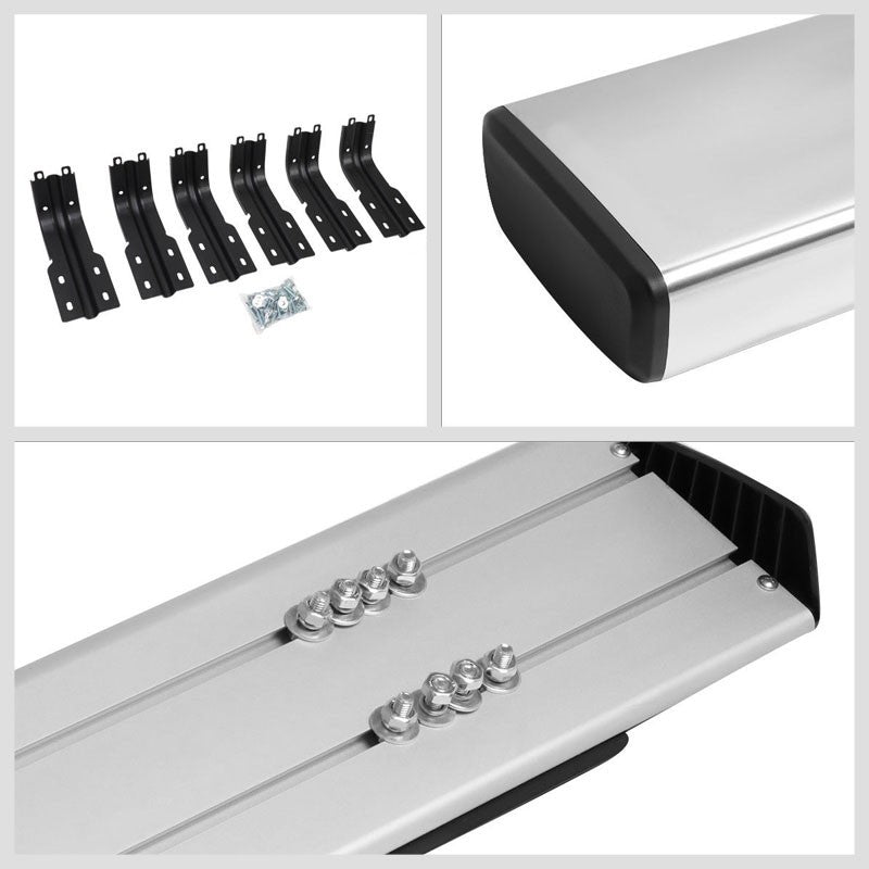 Extruded Flat Metal Running Board Nerf Bar For 99-16 Ford Super Duty Crew Cab