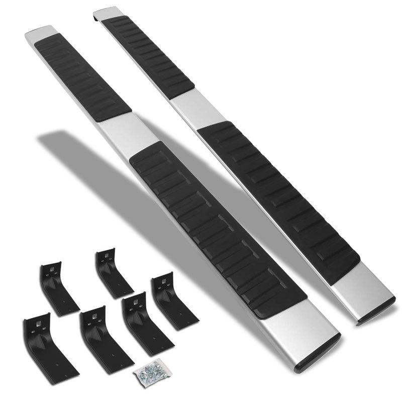 Extruded Flat Metal Running Board Nerf Bar For 09-18 Ram 1500 Extended Cab