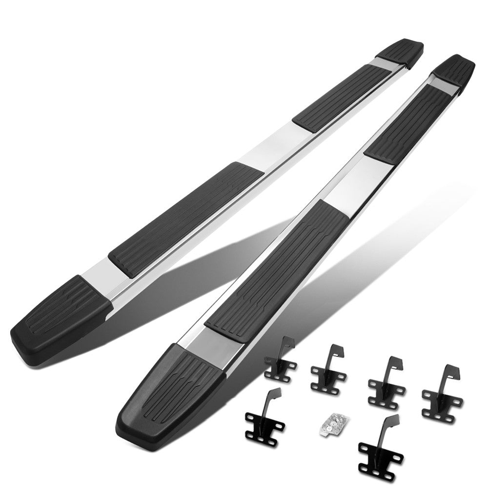 Flat Step/5.25 Cap T2 Metal Running Board Nerf Bar For 19+ Ram 1500 DT Crew Cab