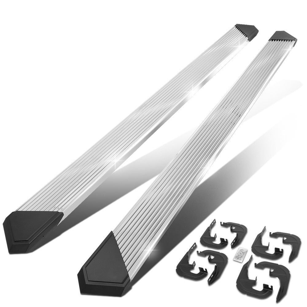 Pleated Metal Running Board Nerf Bar For 19+ Silverado/Sierra 1500 Crew Cab