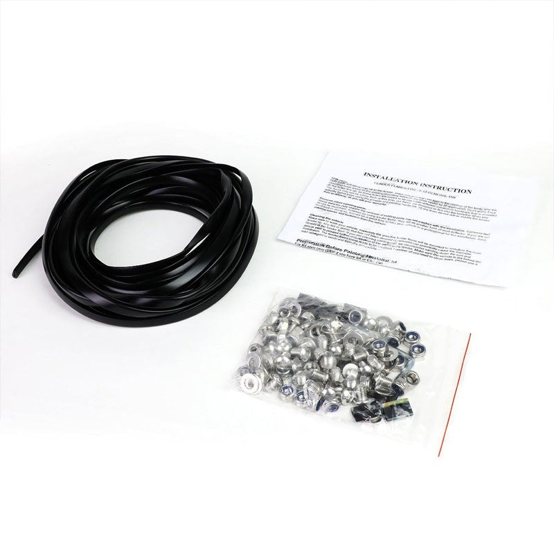 Matte Black Pocket-Riveted T1 Wheel Fender Flares For 07-13 Silverado 69.3" Bed