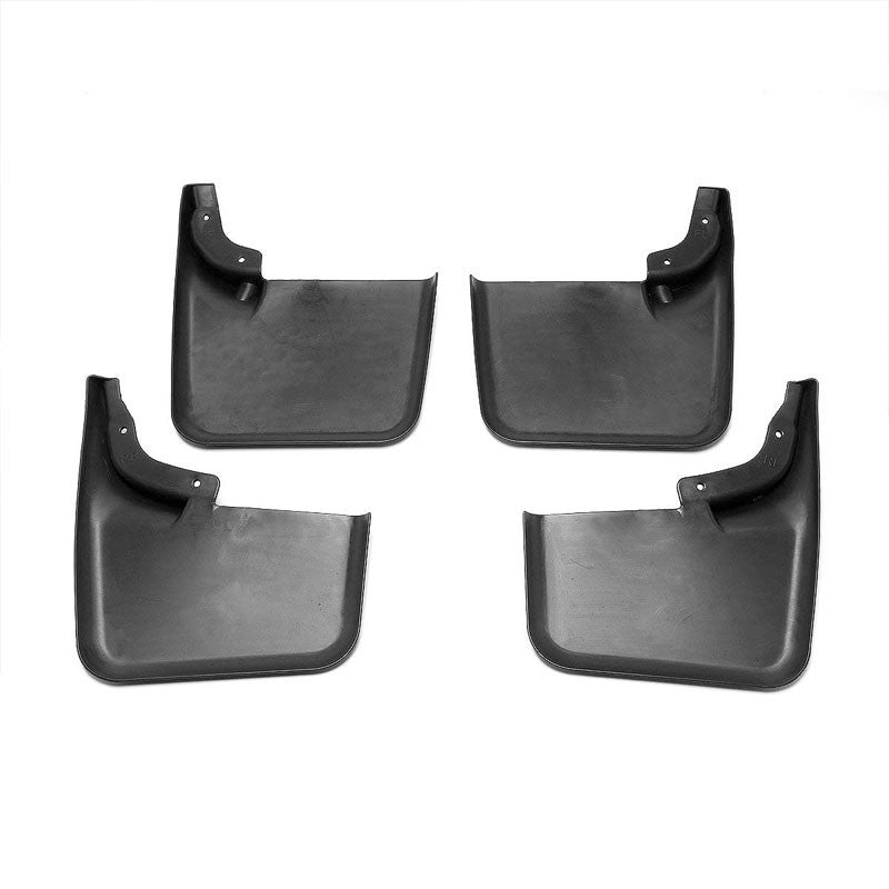 4PC Matte Black Molded 1/8" Mud Flaps Guard For 04-14 F-150 W/O OE Fender Flares