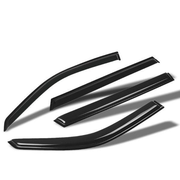 Smoke Tinted Window Wind/Rain Vent Deflectors Visors For BMW 07-12 328i/06 325xi