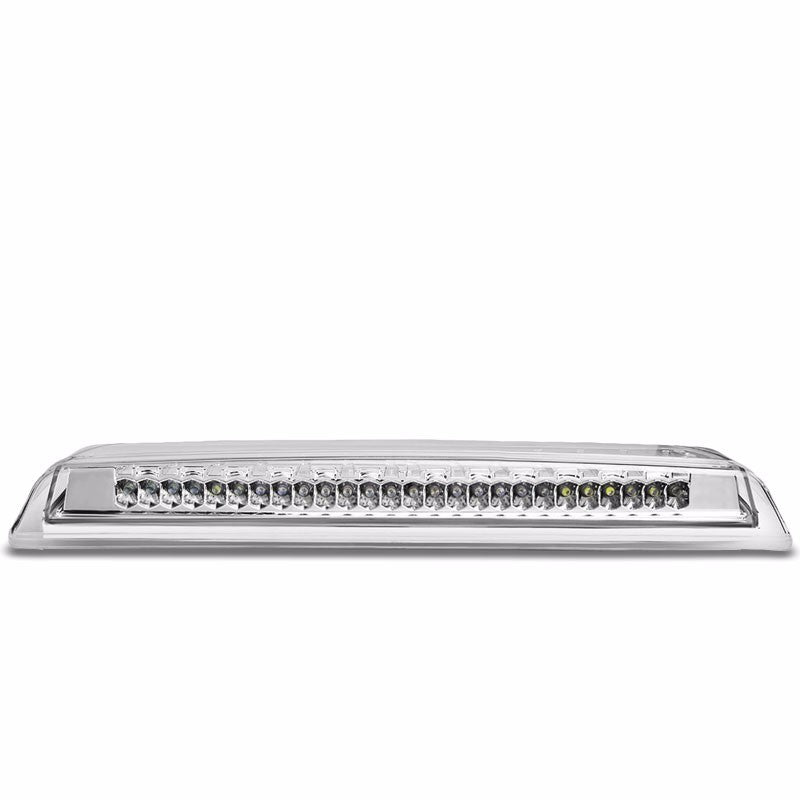 Chrome Housing Clear Len Third Brake LED Light For 04-14 Titan A60/Frontier D40