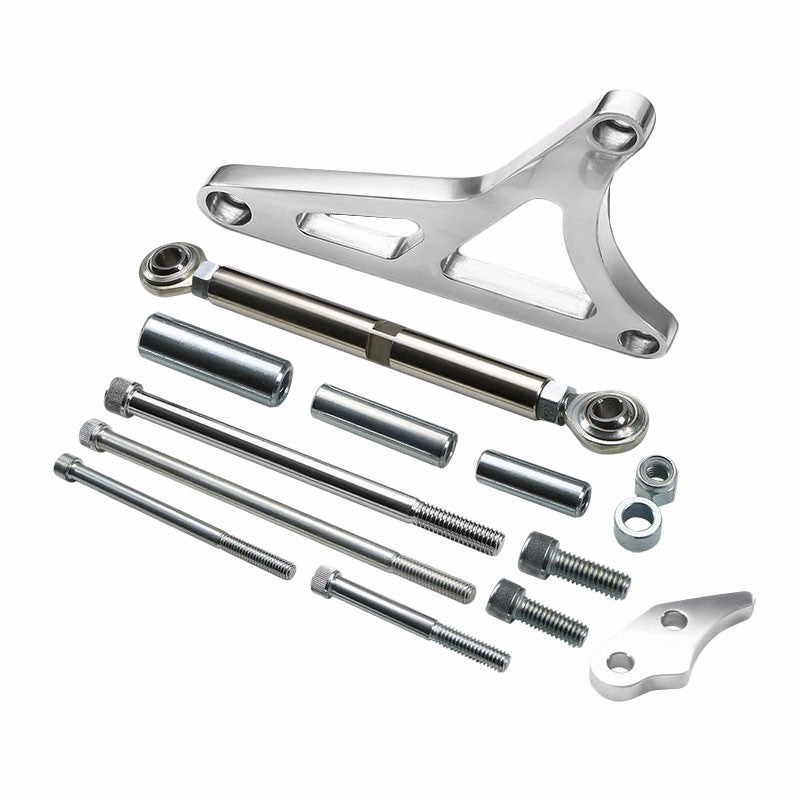 Aluminum Alternator Mounting Bracket w/Tension Rod For Ford 82-92 Ford 5.8L SBF BFC-ALTBRK-10