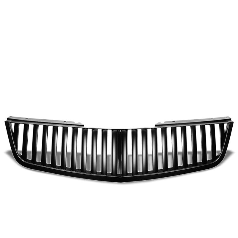 Black Vertical Style Replacement Front Grille For Cadillac 06-11 DTS 4.6L DOHC