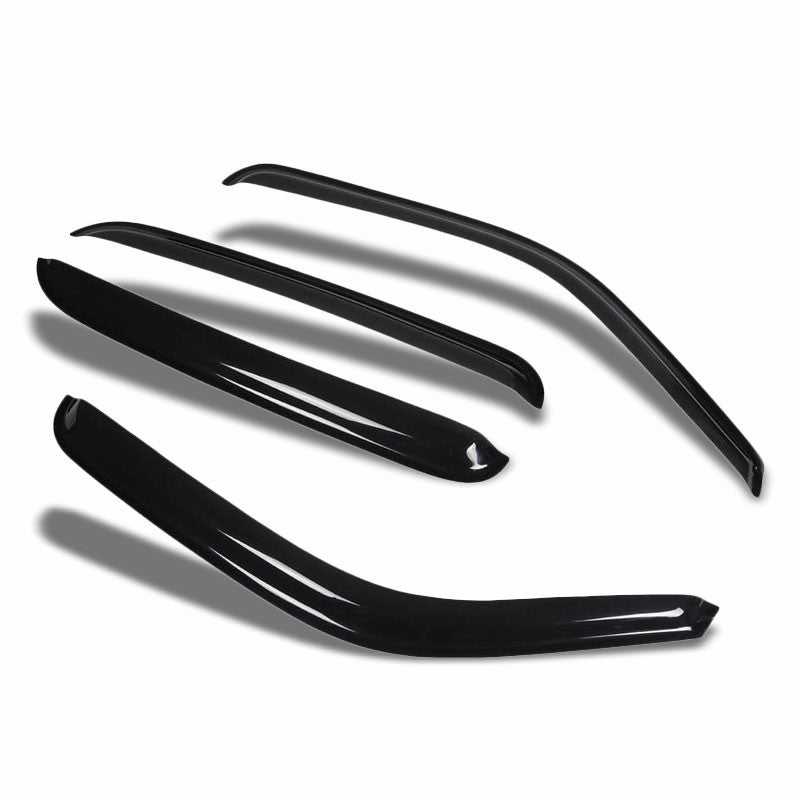 Tinted Side Window Wind/Rain Vent Deflector Visor for 03-06 Escalade Crew Cab