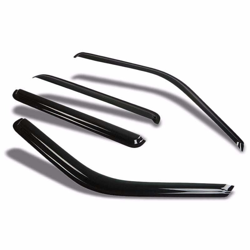 Smoke Tinted Side Window Wind/Rain Vent Deflectors Visors Guard for GMC Yukon