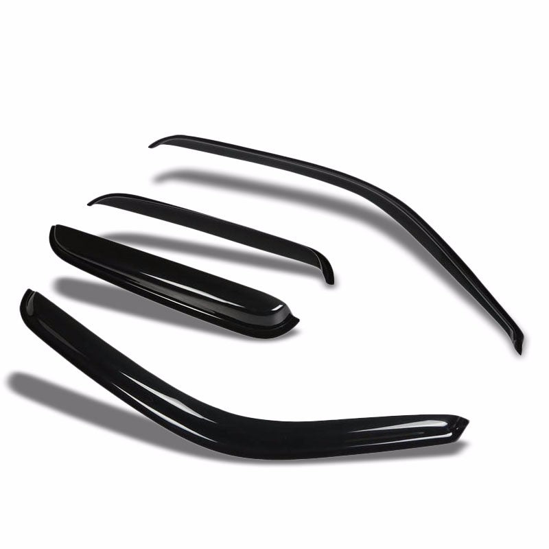 Tinted Side Window Wind/Rain Vent Deflector Visor for 99-07 Silverado Extend Cab