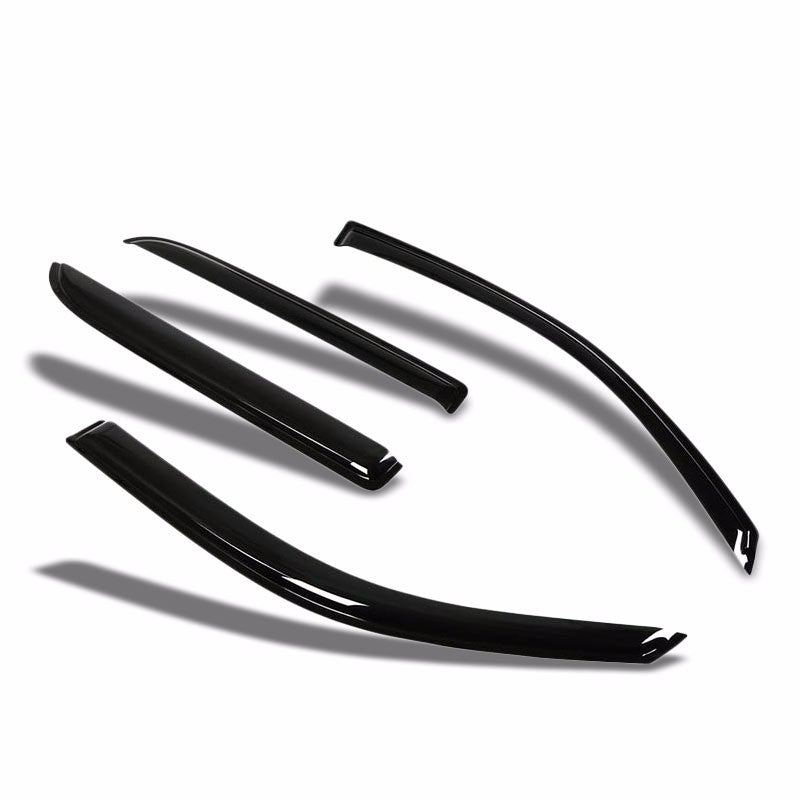 Tinted Side Window Wind/Rain Vent Deflectors Visors Guard for 02-06 Trailblazer