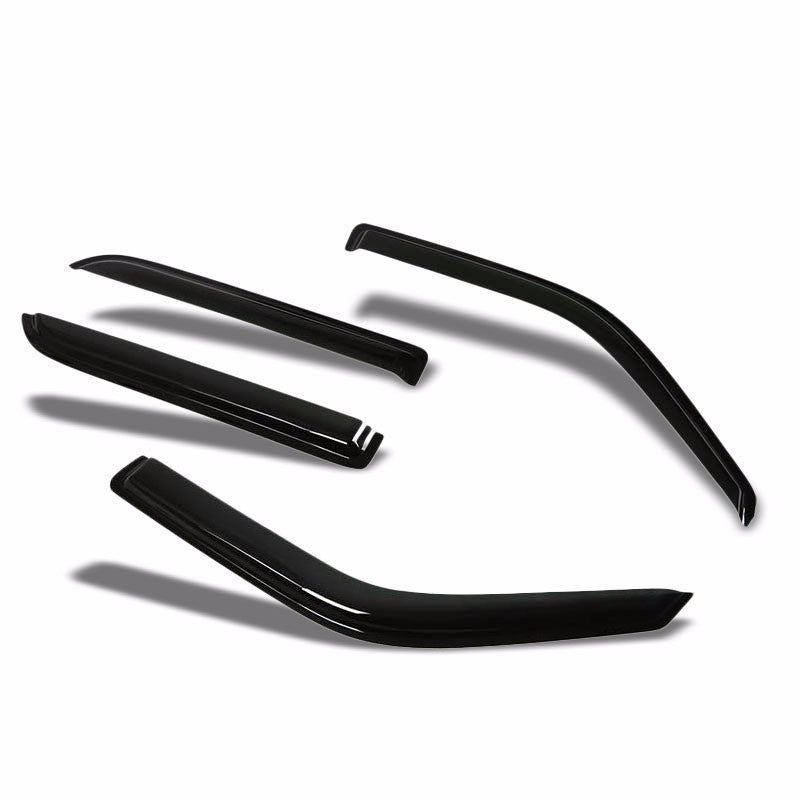 Tinted Side Window Wind/Rain Deflectors Visors Guard for 01-03 F-150 Crew Cab
