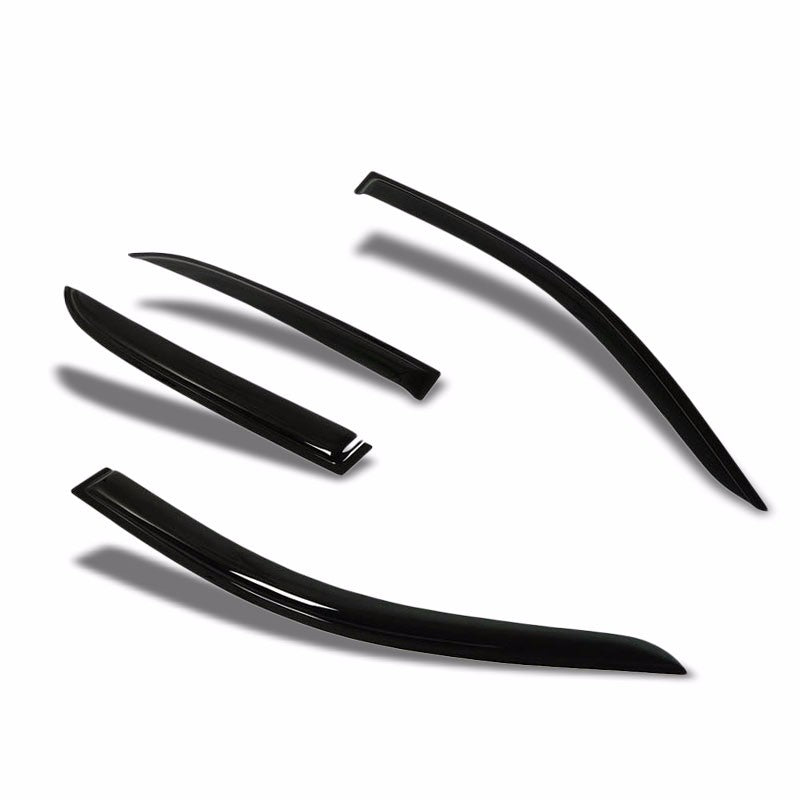 Smoke Tint Side Window Wind Rain Vent Visor Guard Deflector for 04-07 Accord 4DR