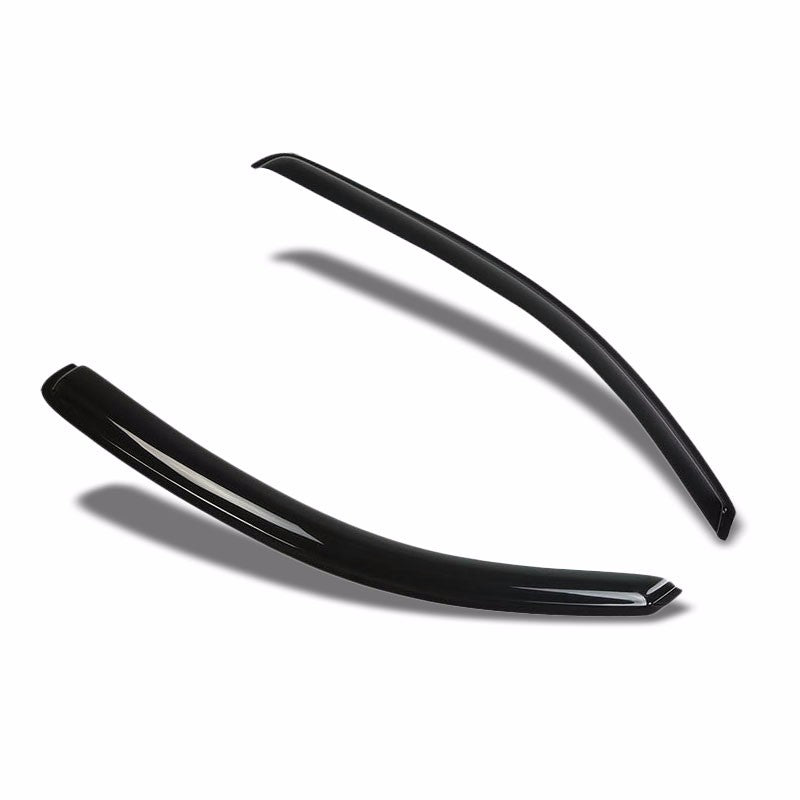 Tinted Side Window Wind/Rain Deflectors Visor Guard for 05-15 Tacoma 2DR Reg Cab