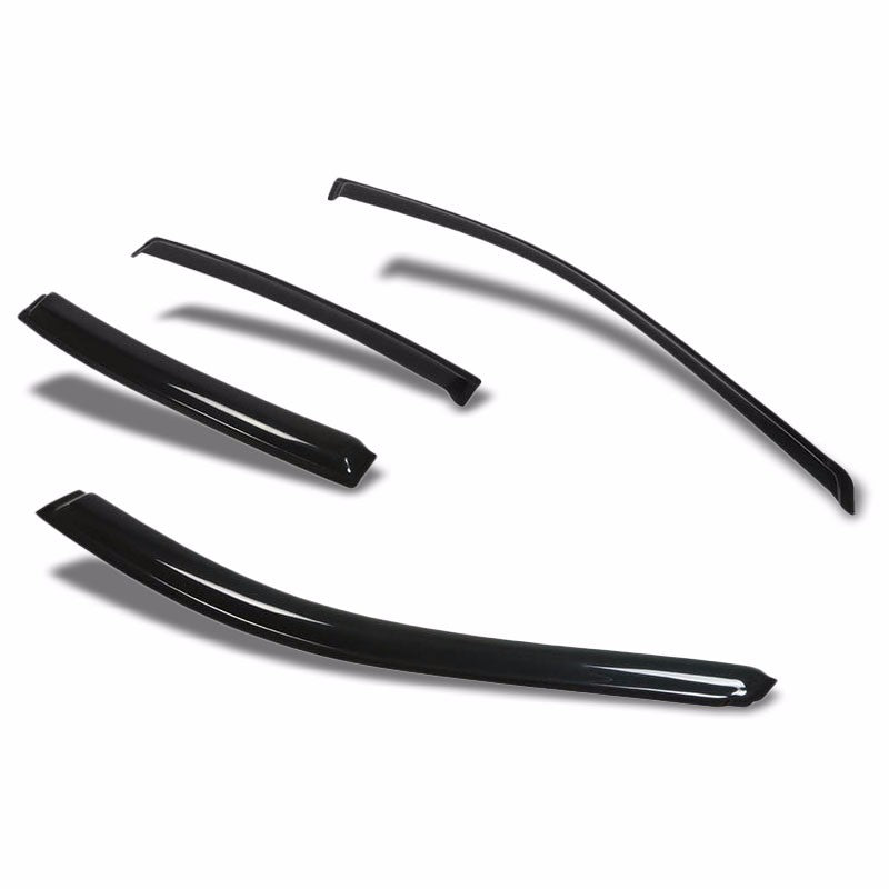 Smoke Tinted Side Window Wind/Rain Vent Deflectors Visors for Acura 04-09 TL 4DR