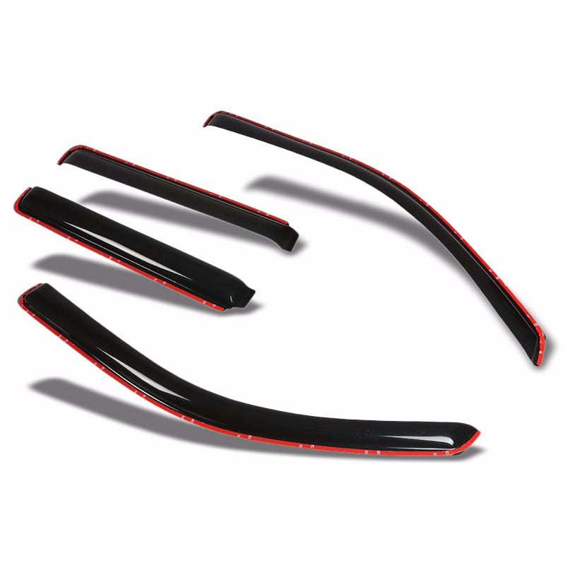 Smoke Tinted Side Window Wind/Rain Vent Visors Guard for 02-06 Trailblazer EXT