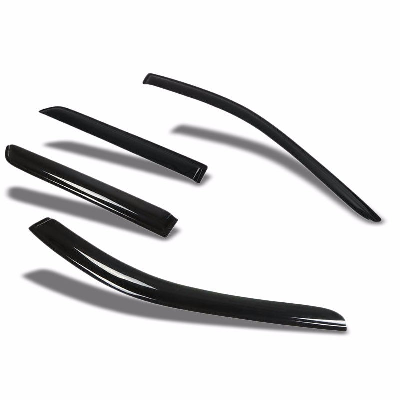 Tinted Side Window Wind/Rain Vent Deflector Visors for Dodge 11-14 Durange 4DR