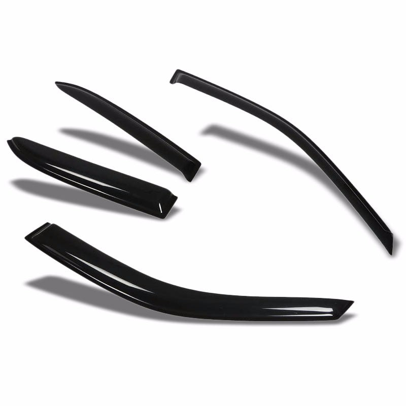 Smoke Tinted Side Window Rain Deflectors Visors Guard For Mazda 99-03 Protege BJ