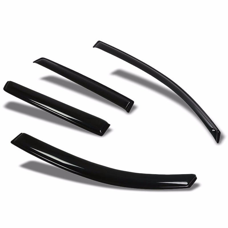 Smoke Tinted Side Window Wind/Rain Vent Deflector Visor Guard for 05-11 Endeavor