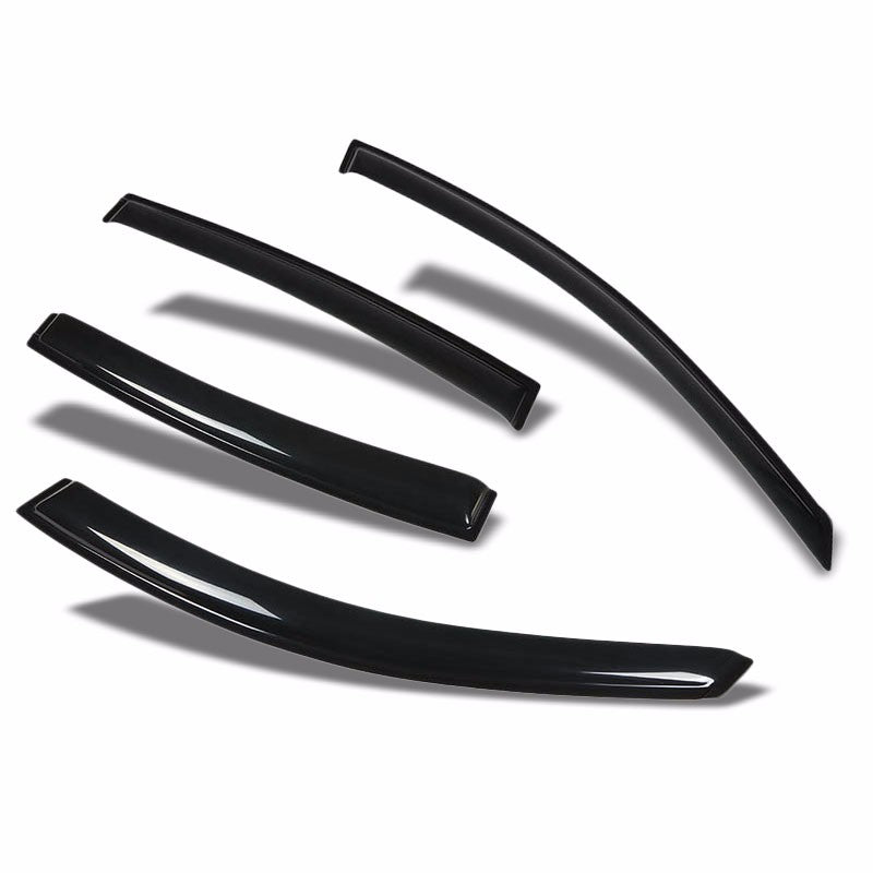 Smoke Tinted Side Window Wind/Rain Vent Deflector Visor Guard for Nissan Maxima