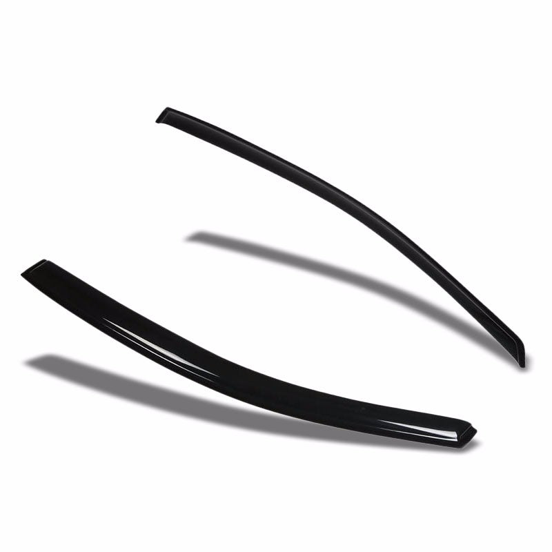 Smoke Tinted Window Wind/Rain Vent Deflectors Visors Guard for 07-11 Yaris 2Dr