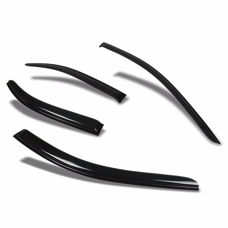 Smoke Tinted Side Window Wind/Rain Vent Deflectors Visors Guard for 08-09 TSX