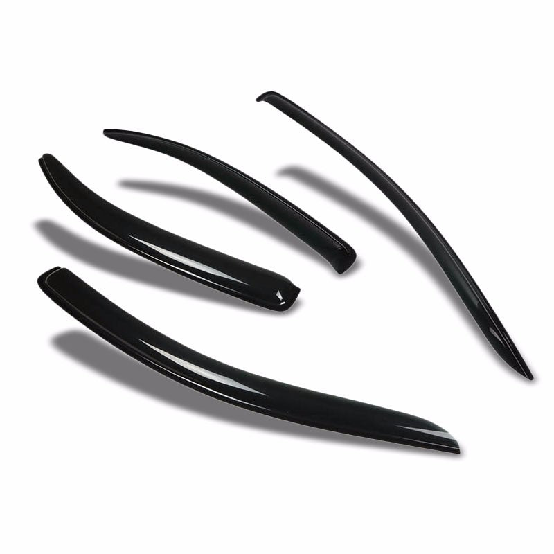 Smoke Tinted Side Window Wind/Rain Vent Deflectors Visors Guard for 07-10 Aveo