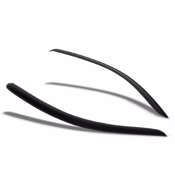 Smoke Tinted Side Window Wind/Rain Vent Deflectors Visors Guard for Ford Mustang
