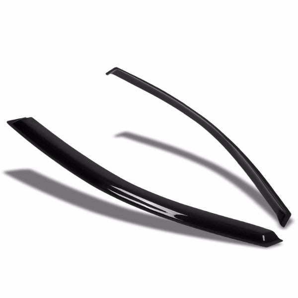 Smoke Tinted Side Window Wind/Rain Vent Deflectors Visors Guard for Nissan Titan