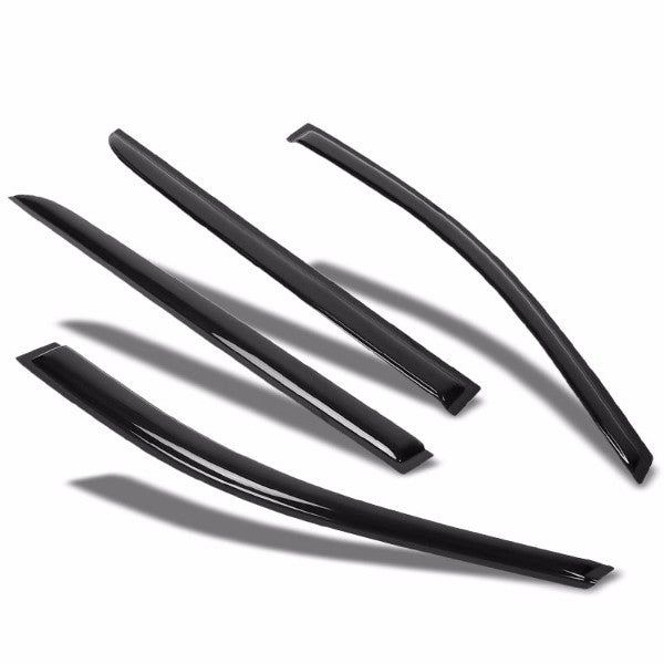Smoke Tinted Side Window Wind/Rain Vent Deflectors Visor Guard for Dodge Avenger