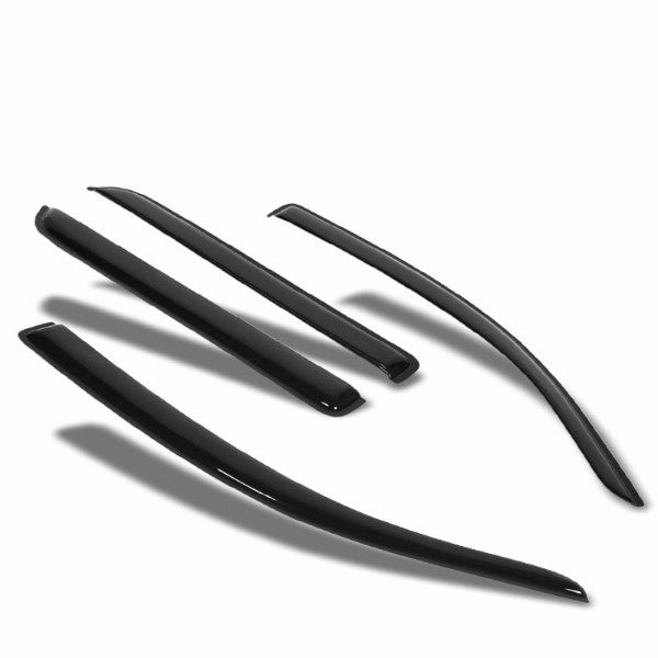 Smoke Tinted Side Window Wind/Rain Vent Deflector Visor Guard for Toyota Sequoia