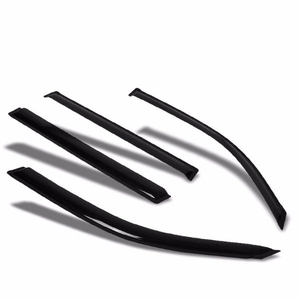 Smoke Tinted Side Window Wind/Rain Vent Deflector Visors for Toyota Land Cruiser