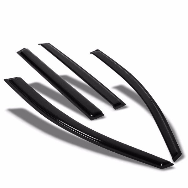 Smoke Tinted Side Window Wind/Rain Vent Deflector Visor Guard for Chevy Traverse
