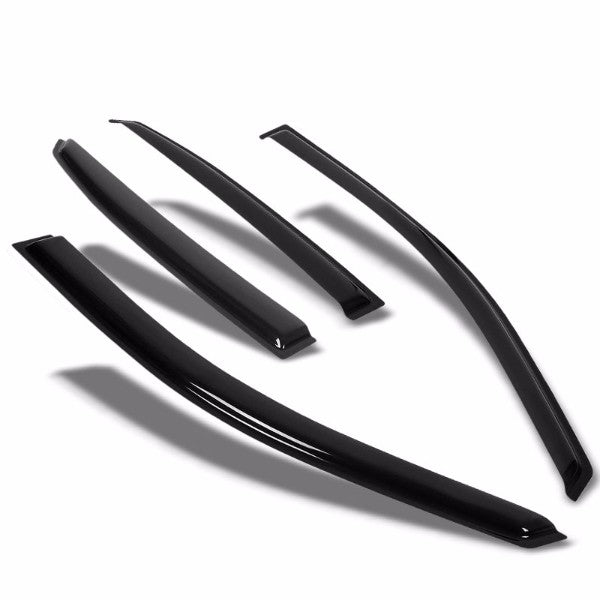Smoke Tinted Side Window Wind/Rain Vent Deflectors Visors Guard for Lexus RX350