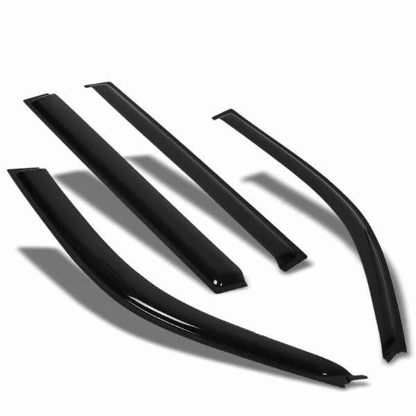 Smoke Tinted Side Window Wind/Rain Vent Deflectors Visor for Toyota Land Cruiser
