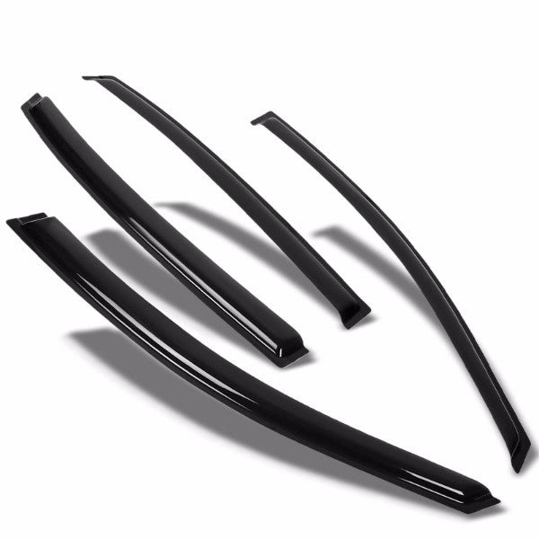 Smoke Tinted Side Window Wind/Rain Vent Deflectors Visors Guard for Chevy Impala