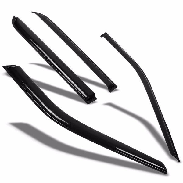 Smoke Tinted Side Window Wind/Rain Vent Deflectors Visors Guard for Ford Escape
