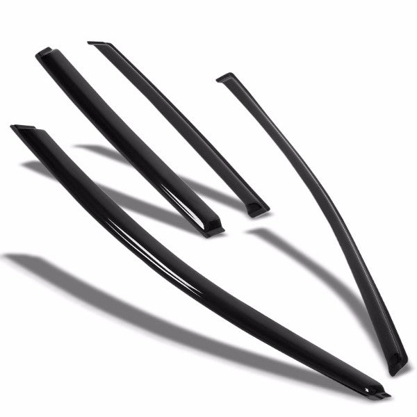 Smoke Tinted Side Window Wind/Rain Vent Deflectors Visors Guard for Honda CR-V