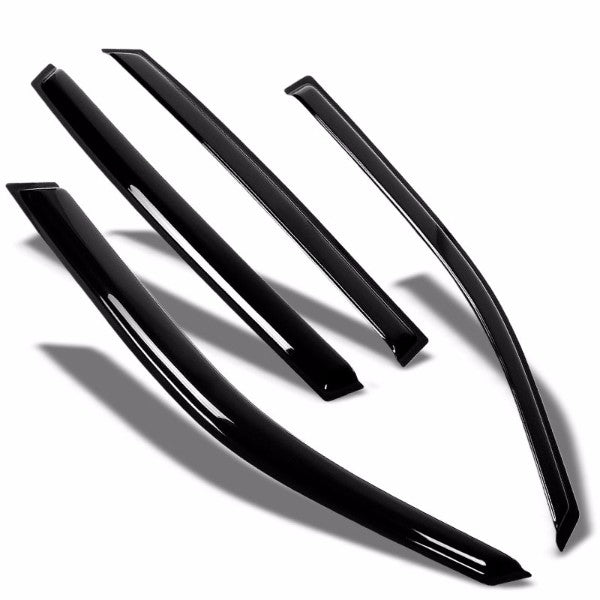 Smoke Tinted Window Wind/Rain Vent Deflector Visors for Mercedes Benz ML Class