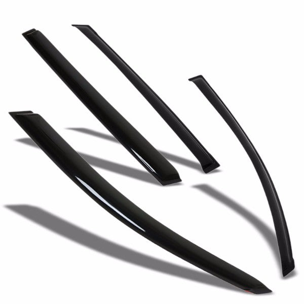Smoke Tinted Window Wind/Rain Vent Deflectors Visors Guard for Chryler Pacifica