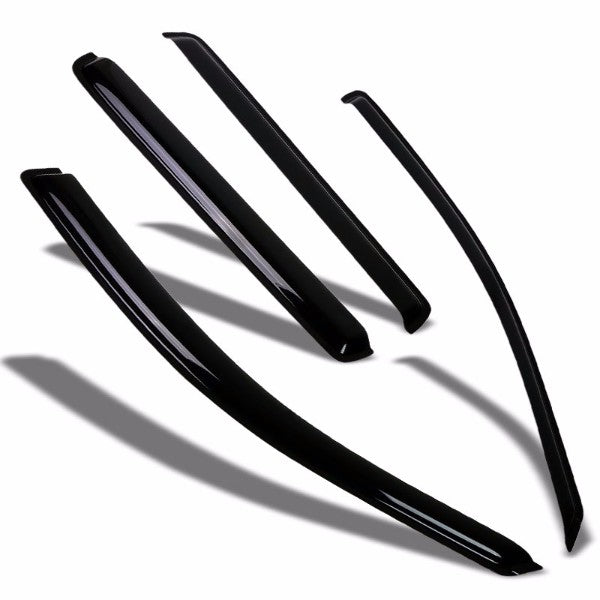 Smoke Tinted Side Window Wind/Rain Vent Deflector Visors Guard for VW Jetta