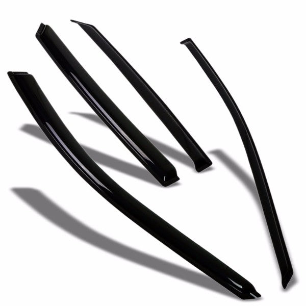 Smoke Tinted Side Window Wind/Rain Vent Deflector Visors Guard for Chevy Impala