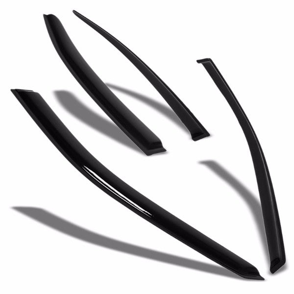 Smoke Tinted Window Wind/Rain Vent Deflectors Visors for Mercedes Benz C-Class