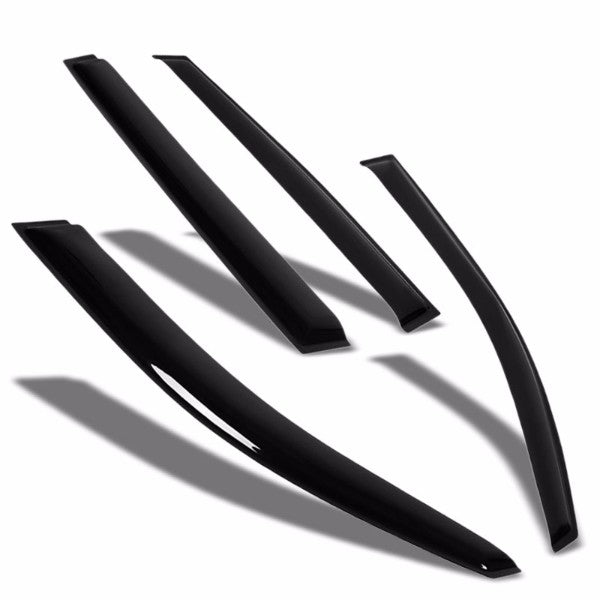 Smoke Tinted Side Window Wind/Rain Vent Deflector Visor Guard for Tiguan 1st Gen