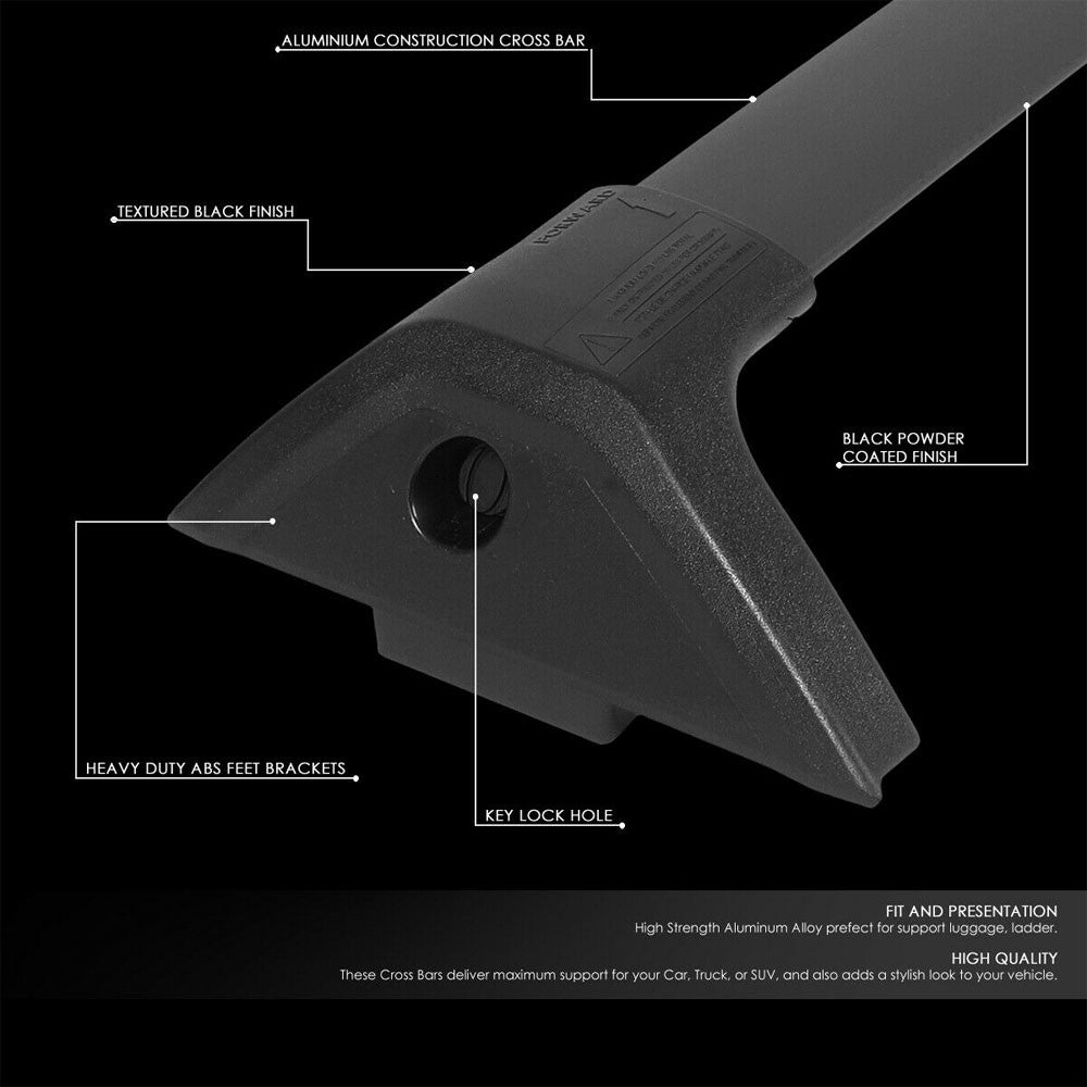 Roof Rack Crossbar Bracket Mount Cargo Luggage For 19+RAV4 LE SE XLE XSE Limited