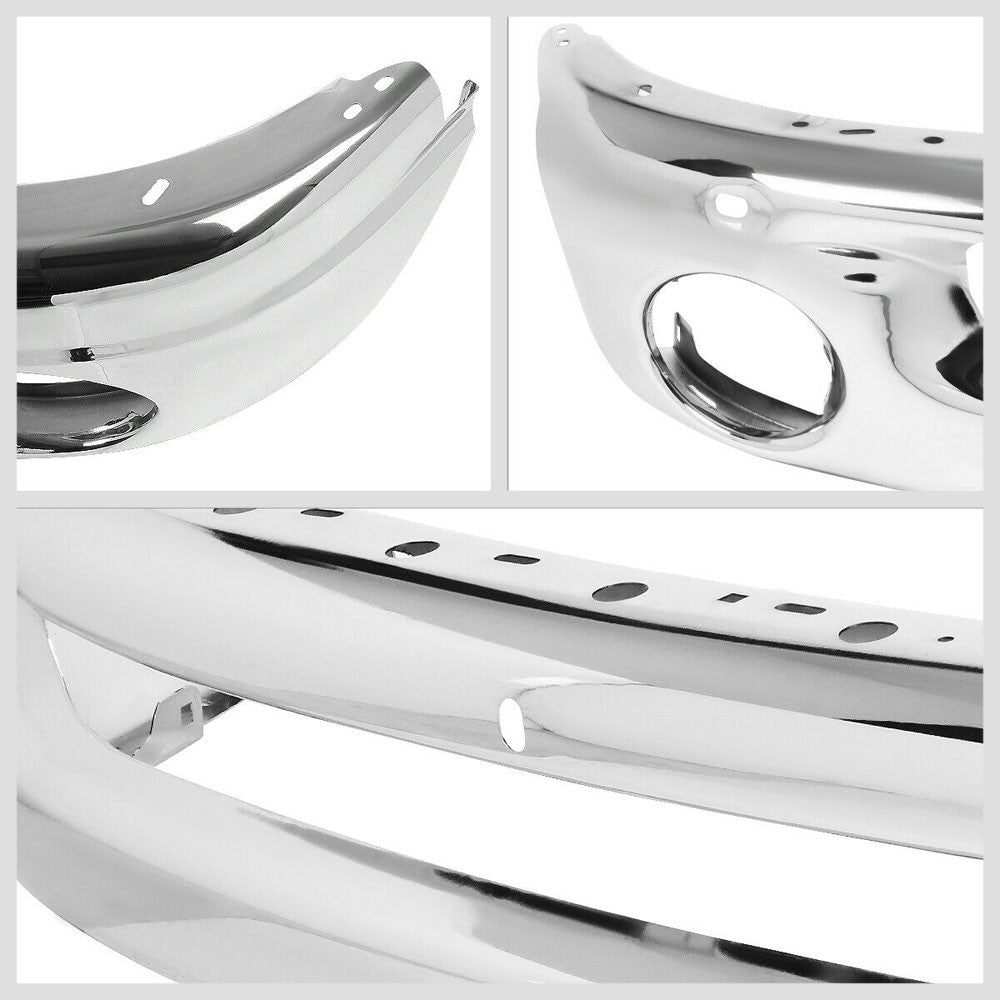 Bolt-On Steel Chrome Front Bumper For Dodge 02-08 Ram 1500/03-09 Ram 2500 3500