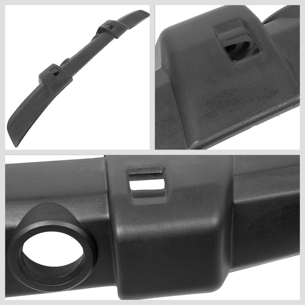 Bolt-On Black Front Bumper w/Fog Light Hole Tow Hook Hole For 07-18 Wrangler JK